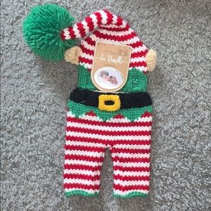 NWT So Dorable Baby Elf  Christmas Hat and Pants